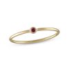 Banter 10K Gold Red Cz Bezel-Set Ring Rings