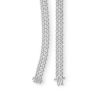 Banter 1-1/4 Ct. T.W. Diamond Double Row Tennis Necklace In Sterling Silver - 22" Necklaces