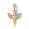 Banter 1/2 Ct. T.W. Diamond Angel Charm In 10K Gold Charms