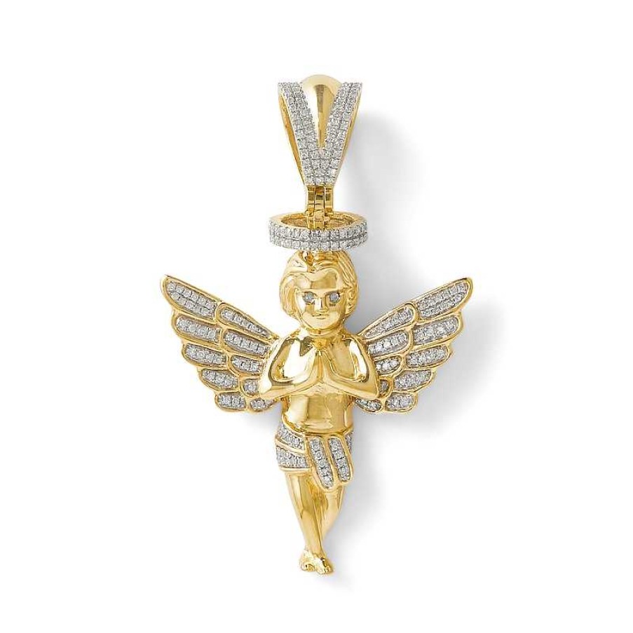 Banter 1/2 Ct. T.W. Diamond Angel Charm In 10K Gold Charms