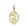 Banter Saint Christopher Oval Necklace Charm In 10K Gold Charms