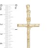 Banter Crucifix Cross Necklace Charm In 10K Stamp Hollow Gold Charms