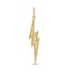 Banter Diamond-Cut Lightning Bolt Necklace Charm In 10K Semi-Solid Gold Charms