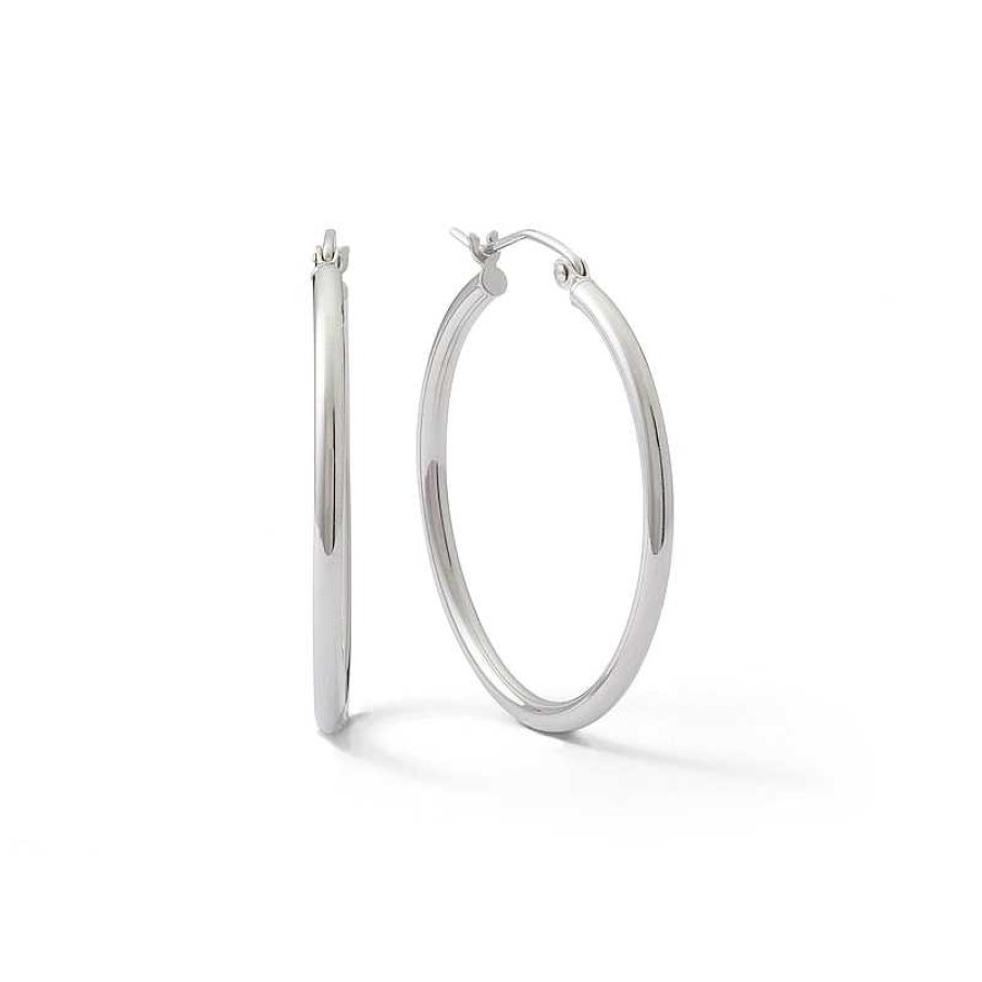 Banter 30Mm Hoop Earrings In Sterling Silver Earrings