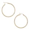 Banter 40Mm Diamond-Cut Hoop Earrings In 10K Tube Hollow Gold Earrings