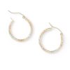 Banter 20Mm Hoop Earrings In 10K Tri-Tone Gold Earrings