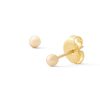 Banter 3Mm Ball Stud Piercing Earrings In 14K Solid Gold - Short Post Earrings