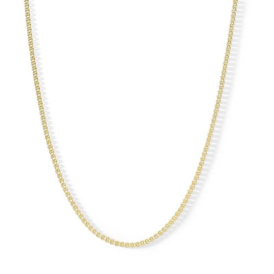 Banter 030 Gauge Fashion Chain Necklace In 10K Hollow Gold - 18" Necklaces