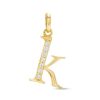 Banter Child'S Cubic Zirconia Lowercase "K" Initial Necklace Charm In 10K Gold Charms