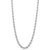 Banter 10K Hollow White Gold Rope Chain - 22" Necklaces