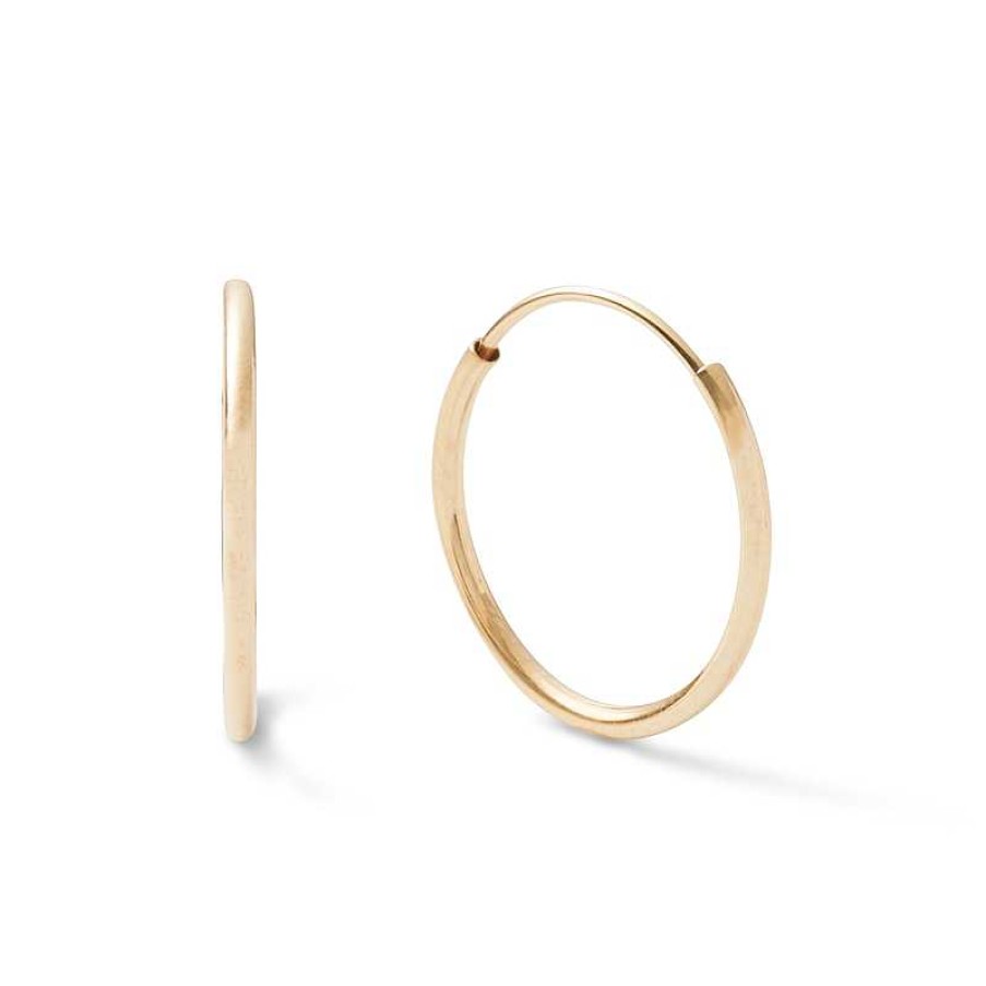 Banter 10K Gold Continuous Hoops Earrings