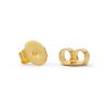 Banter 4.5Mm Crystal Ball Stud Piercing Earrings In 14K Solid Gold Earrings