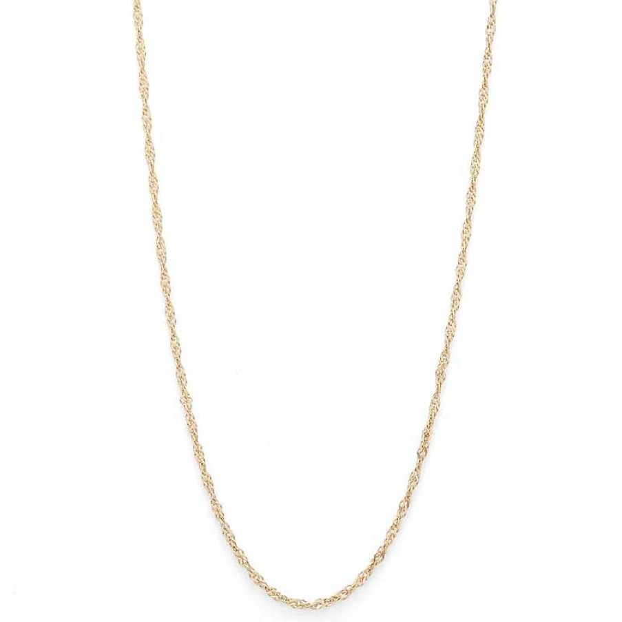 Banter 1.40Mm Singapore Chain Necklace In 10K Solid Gold - 16" Necklaces