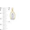 Banter Small Open Frame Our Lady Of Guadalupe Two-Tone Necklace Charm In 10K Gold Charms