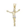 Banter Jesus Open Arms Two-Tone Necklace Charm In 10K Gold Charms