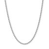 Banter 10K Hollow White Gold Rope Chain - 24" Necklaces