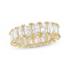 Banter Emerald-Cut Cubic Zirconia Eternity Band In 10K Gold Rings