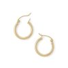 Banter 15Mm Hoop Earrings In 14K Tube Hollow Gold Earrings