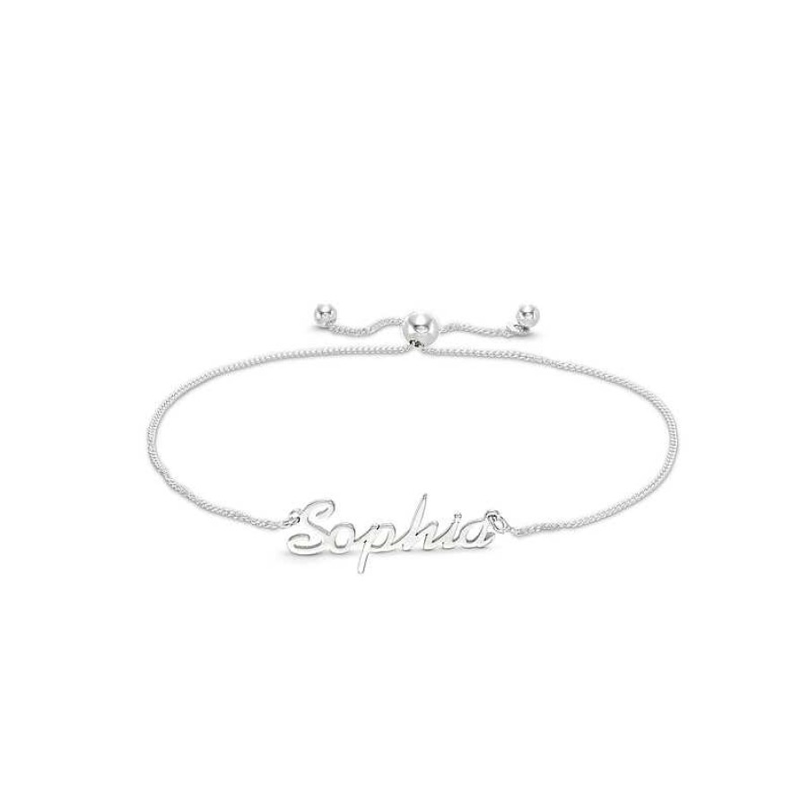 Banter Personalized Name Bolo Bracelet In Sterling Silver - 7.5" Bracelets