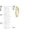 Banter 12Mm Twist Hoop Earrings In 10K Tube Hollow Gold Earrings