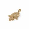 Banter Hamsa Scroll Necklace Charm In 10K Solid Gold Charms