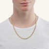 Banter 10K Semi-Solid Gold Miami Curb Chain Made In Italy - 22" Necklaces