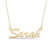 Banter Script Name Necklace In 10K Gold (1 Line) Necklaces