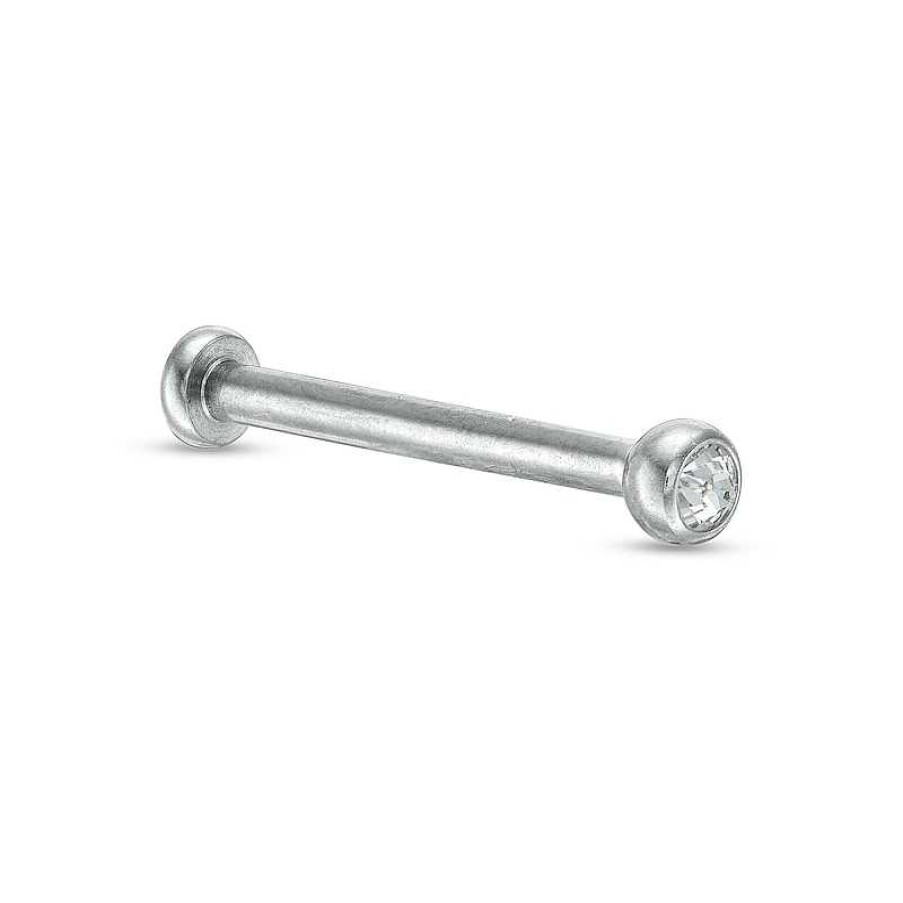 Banter Titanium Crystal Stud - 16G 1/2" Ear