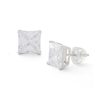 Banter 8.0Mm Princess-Cut Cubic Zirconia Stud Earrings In Sterling Silver Earrings