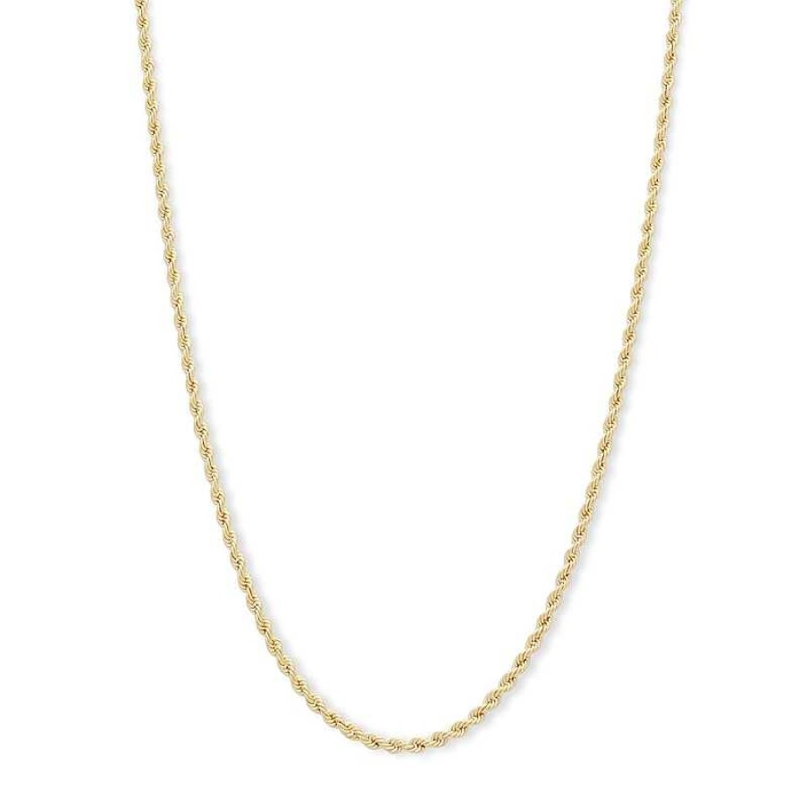 Banter 1.6Mm Rope Chain Necklace In 10K Semi-Solid Gold - 18" Necklaces