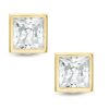 Banter 6.0Mm Princess-Cut Cubic Zirconia Stud Earrings In 14K Gold Earrings