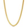 Banter Made In Italy 040 Gauge Oval Box Chain Necklace In Solid Sterling Silver With 10K Gold Plate - 26" Necklaces