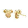 Banter Child'S Yellow Cubic Zirconia ©Disney Minnie Mouse Stud Earrings In 10K Gold Earrings