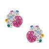 Banter Child'S Multi-Colored Crystal And Enamel Cupcake Stud Earrings In 14K Gold Earrings