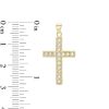 Banter Cubic Zirconia Cross Necklace Charm In 10K Gold Charms