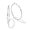 Banter 60Mm Twisted Hoop Earrings In Hollow Sterling Silver Earrings