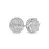 Banter 1/3 Ct. T.W. Diamond Crown Cluster Stud Earrings In Sterling Silver Earrings