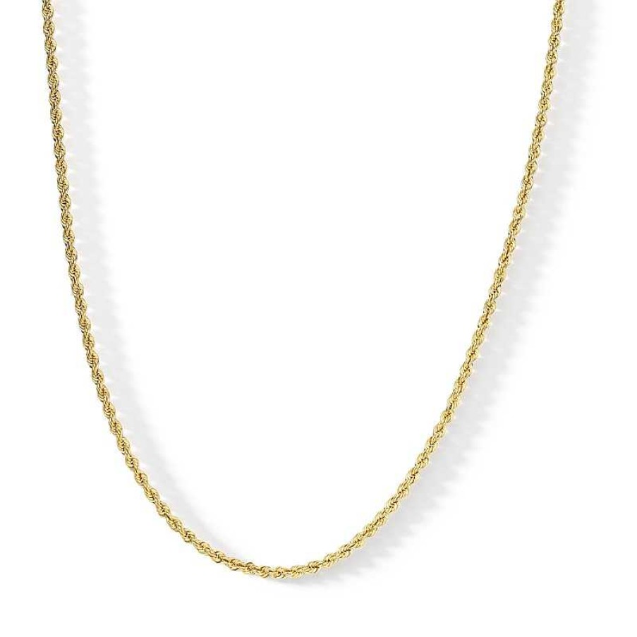 Banter 10K Hollow Gold Rope Chain - 16" Necklaces