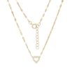 Banter 1/10 Ct. T.W. Diamond Heart Necklace In 10K Gold Necklaces