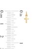 Banter Cross Bracelet Charm In 14K Semi-Solid Gold Charms