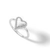 Banter Sterling Silver Cz Polished Heart Ring Rings