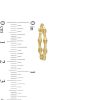 Banter 20Mm Bamboo Hoop Earrings In 10K Hollow Gold Earrings