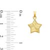 Banter Diamond-Cut Disco Puff Star Necklace Charm In 10K Hollow Gold Charms