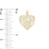 Banter Filigree Flower Heart Necklace Charm In 10K Gold Charms