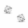 Banter 8Mm Cubic Zirconia Solitaire Stud Piercing Earrings In Solid Stainless Steel Earrings