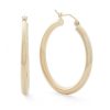 Banter 10K Tube Hollow Gold Polished Hoops Earrings