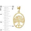 Banter Swirly Tree Of Life Necklace Charm In 10K Gold Casting Charms