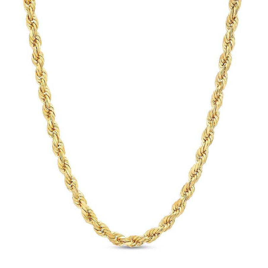 Banter 3.6Mm Diamond-Cut Rope Chain Necklace In 10K Semi-Solid Gold - 20" Necklaces