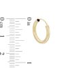 Banter 15Mm Hoop Earrings In 14K Tube Hollow Gold Earrings