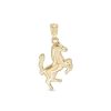 Banter 23Mm Rearing Horse Charm In 10K Solid Gold Charms